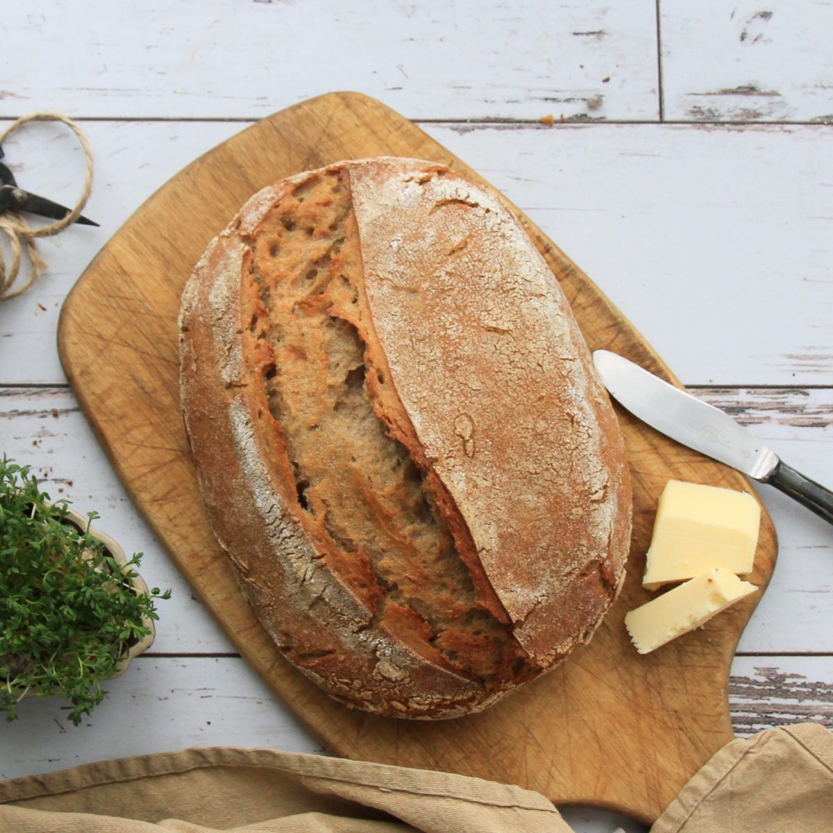 Pšenično žitný kváskový chléb